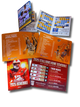 Bi-Fold Schedule Cards displaying sports schedules for minor league, professional and collegiate sports. 