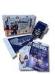 Image of University of Nevada Pocket Schedules, Pocket Schedule Holders, Pennant, Schedule Magnets and Postcard mailer. 