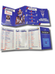 An example of a pocket schedule for a high school basketball team. 
